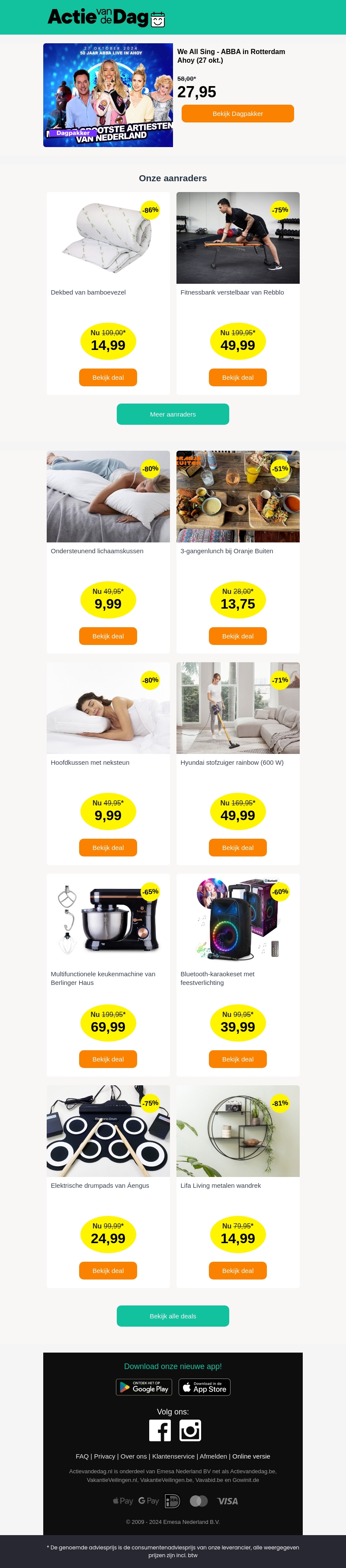 We All Sing - ABBA in Rotterdam Ahoy (27 okt.) We All Sing - ABBA in Rotterdam Ahoy (27 okt.)