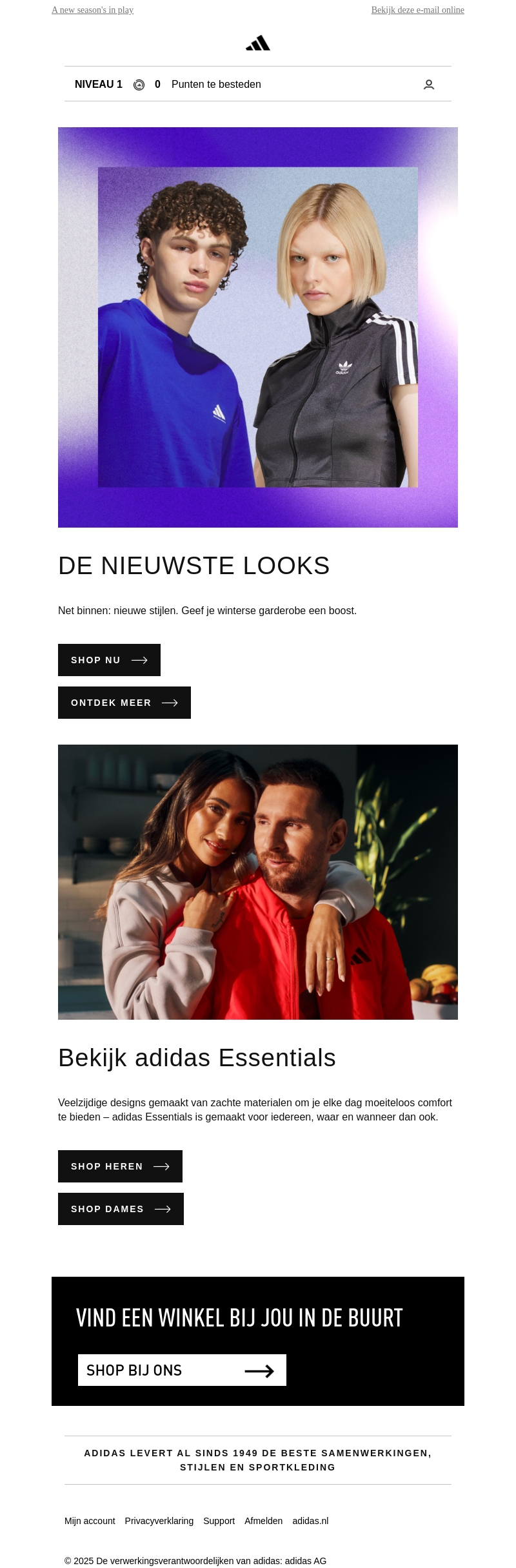 Shop nieuwe looks om je garderobe een boost te geven. Shop nieuwe looks om je garderobe een boost te geven.
