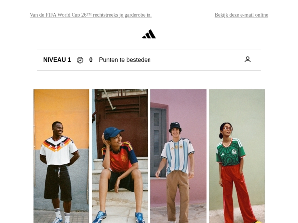 De nieuwe FIFA World Cup 26™ thuisshirts