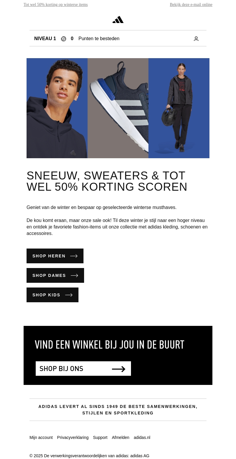 Sneeuw, sweaters & tot wel 50% korting scoren Sneeuw, sweaters & tot wel 50% korting scoren