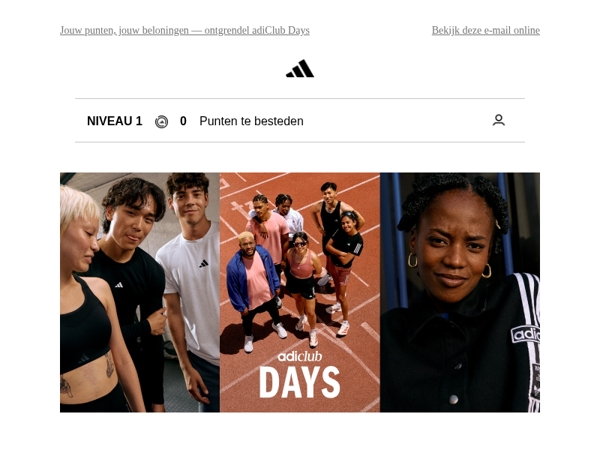 adiClub Days are here — wissel je punten in voor exclusieve beloningen!