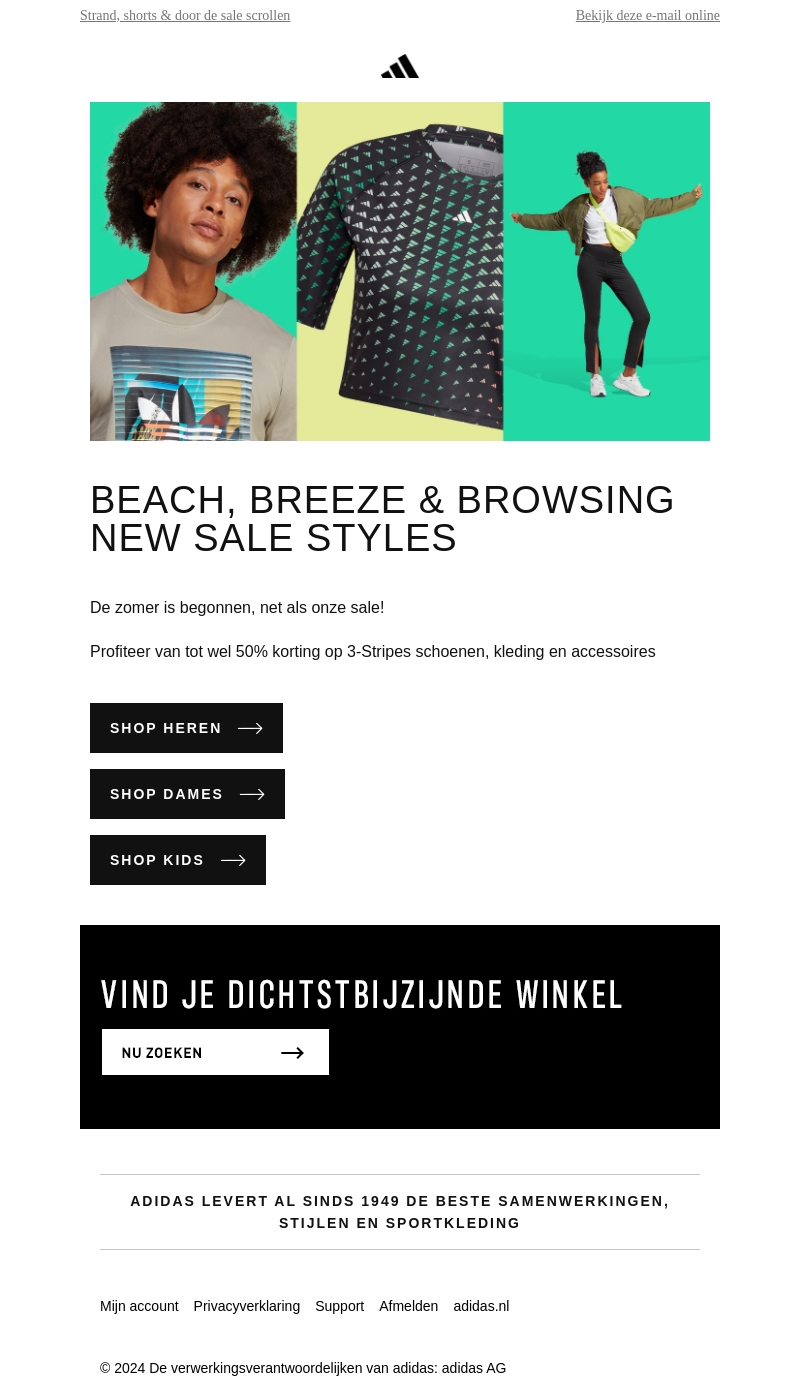 Tot wel 50% korting op nieuwe sale-stijlen Tot wel 50% korting op nieuwe sale-stijlen