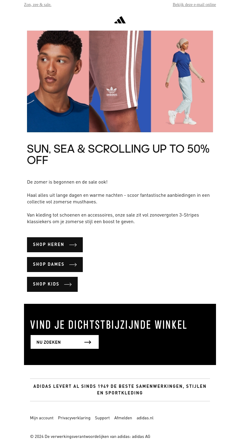 Tot wel 50% korting op zomerse klassiekers Tot wel 50% korting op zomerse klassiekers