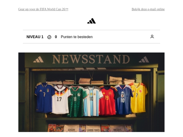 De nieuwe FIFA World Cup 26™-thuistenues