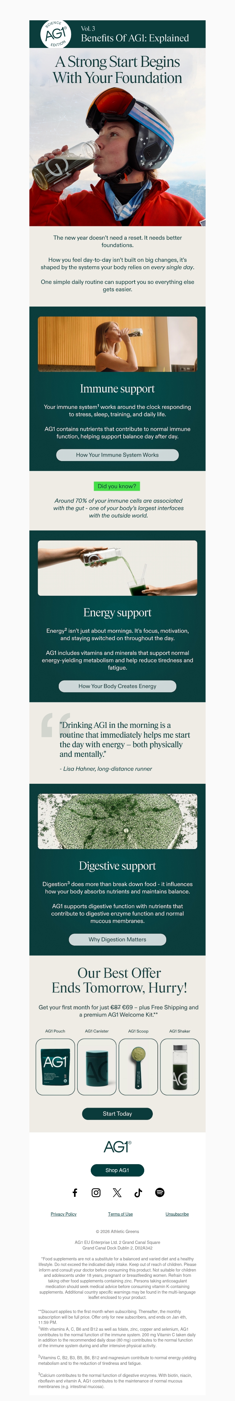 The Benefits of AG1: Explained The Benefits of AG1: Explained