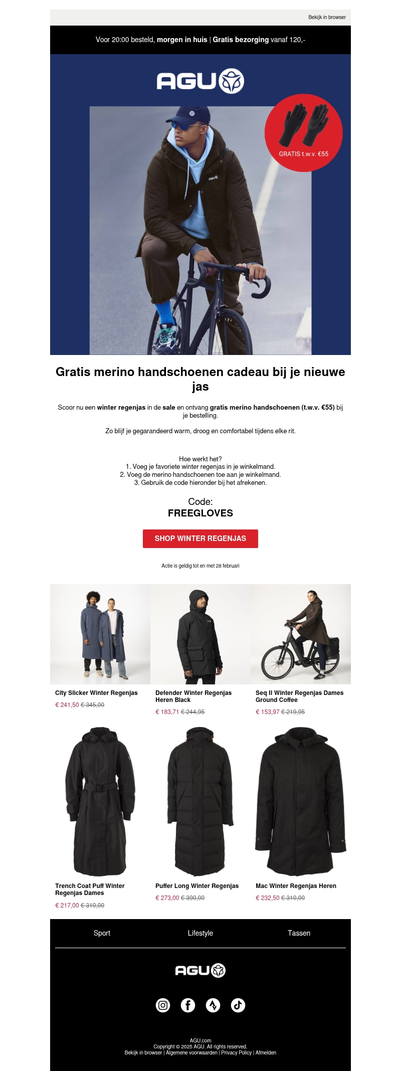 Gratis merino handschoenen 🎁 Gratis merino handschoenen 🎁