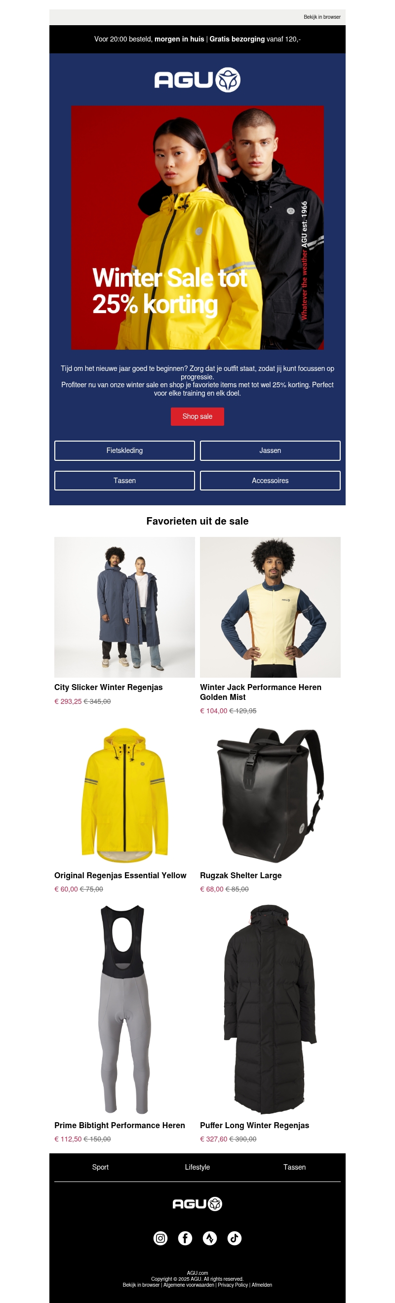 Winter sale – tot 25% korting Winter sale – tot 25% korting