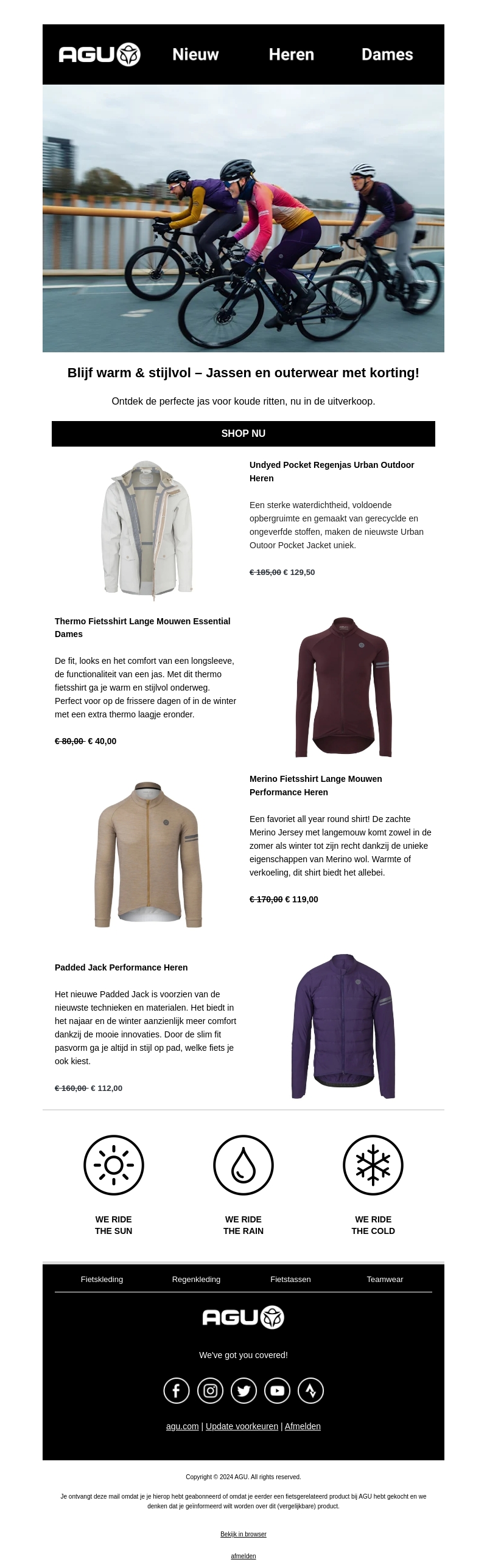 Mailaanbiedingen, jassen en outerwear met korting! Mailaanbiedingen, jassen en outerwear met korting!