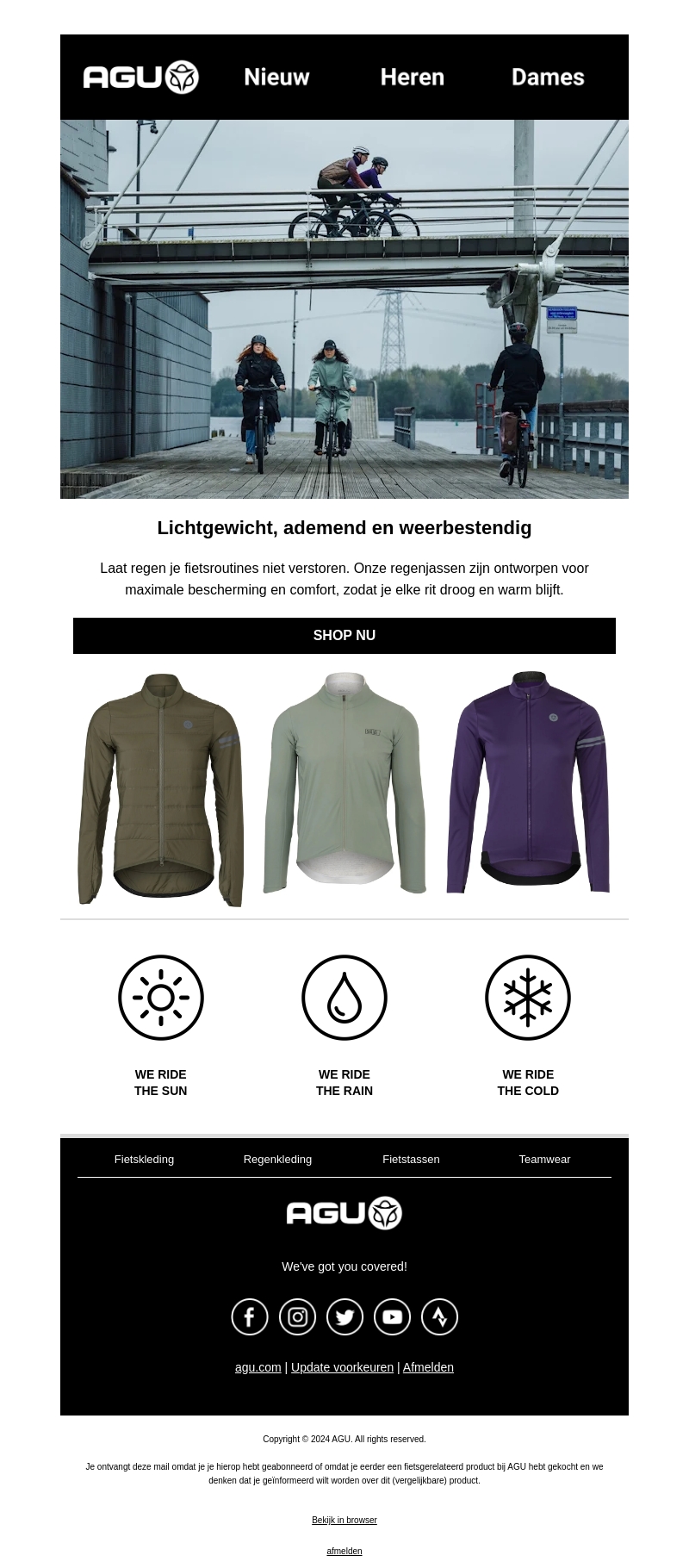 Mailaanbiedingen, wielrennen op mooie winterdagen Mailaanbiedingen, wielrennen op mooie winterdagen