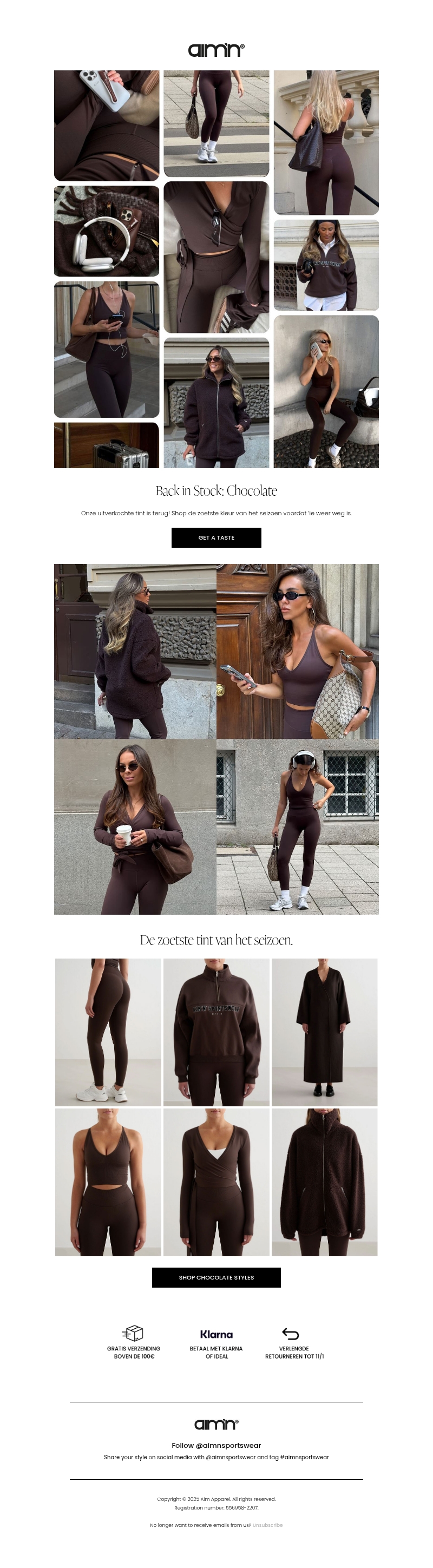 BACK IN STOCK: CHOCOLATE🤎 BACK IN STOCK: CHOCOLATE🤎