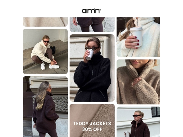 30% korting op Teddy Jassen✨