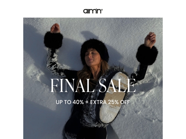 FINAL DAYS TO SHOP! Sale ends soon ❤️