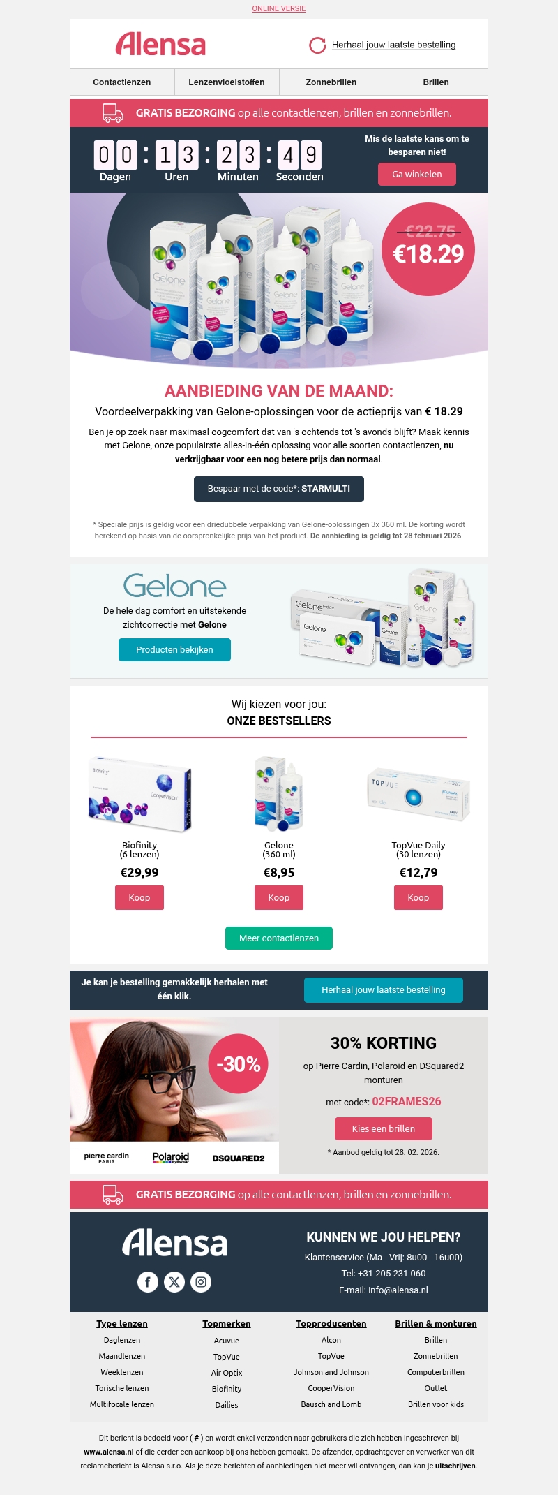 Alleen vandaag: Gelone 3× 360 ml voor de voordeelprijs van € 18.29 Alleen vandaag: Gelone 3× 360 ml voor de voordeelprijs van € 18.29