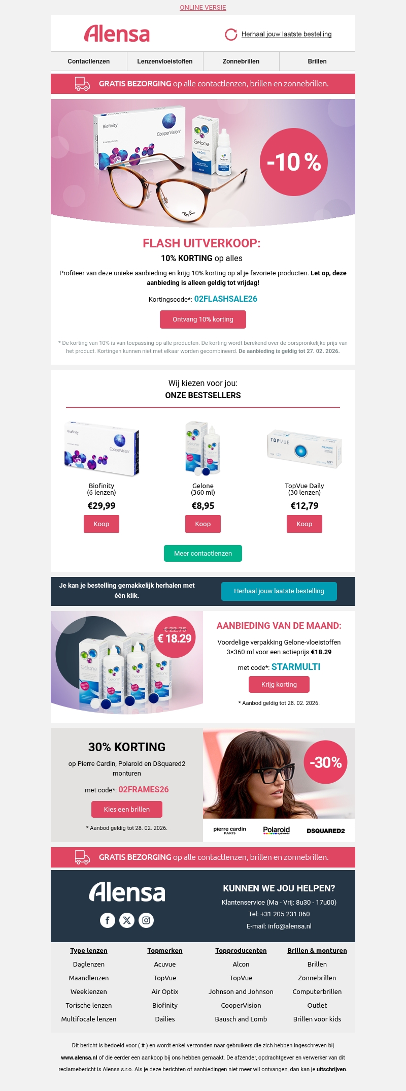 Flash uitverkoop: 10% KORTING op alles Flash uitverkoop: 10% KORTING op alles