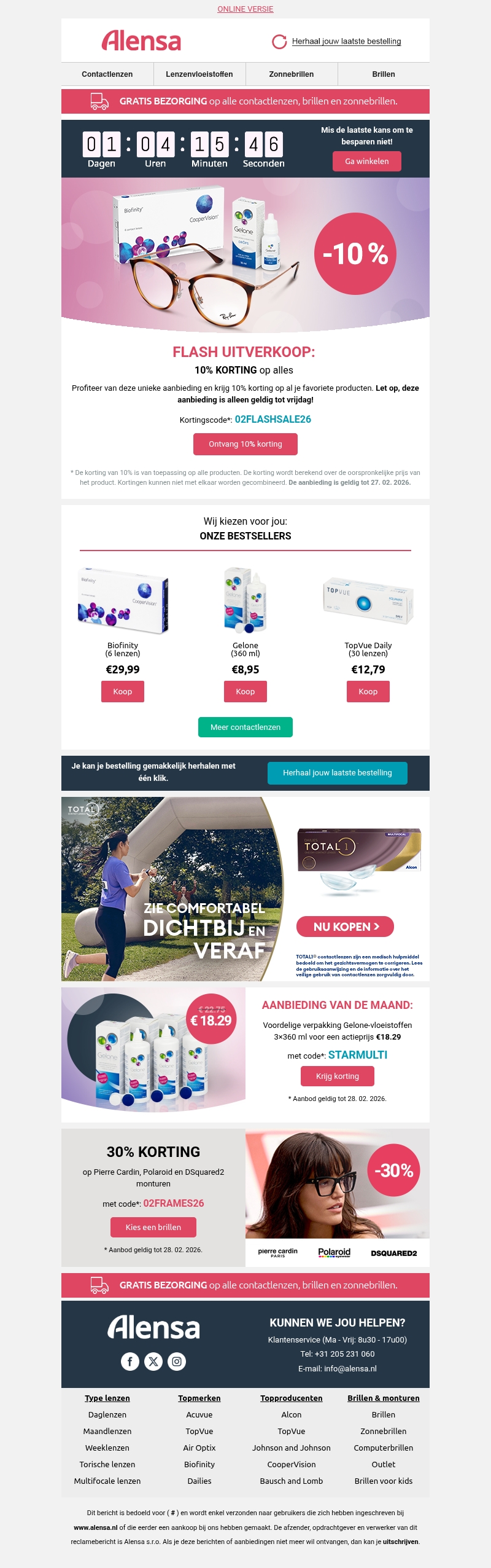 Profiteer van de laatste kans om 10% te besparen op je hele aankoop. Profiteer van de laatste kans om 10% te besparen op je hele aankoop.