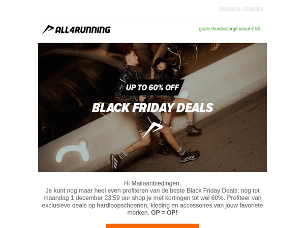 De laatste uren met kortingen tot wel 60% ⏰