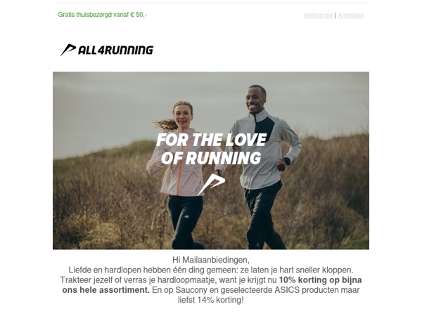 10% korting op bijna ons hele assortiment ♥️