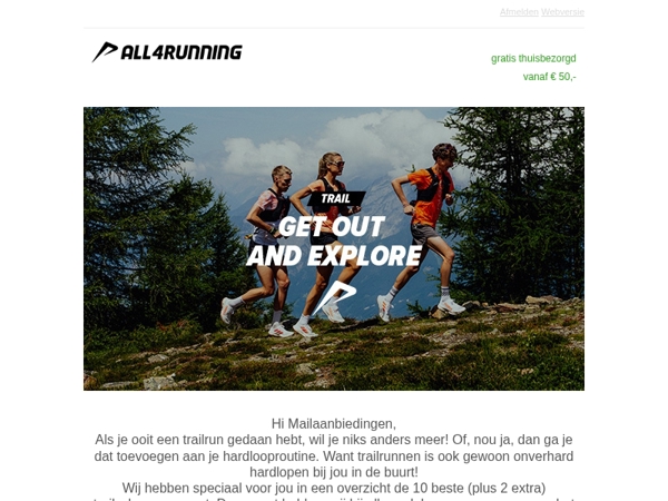 Mailaanbiedingen ben jij klaar voor een avontuur?