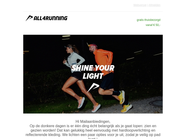 Zien en gezien worden 🔦 Ga voorbereid de donkere dagen in