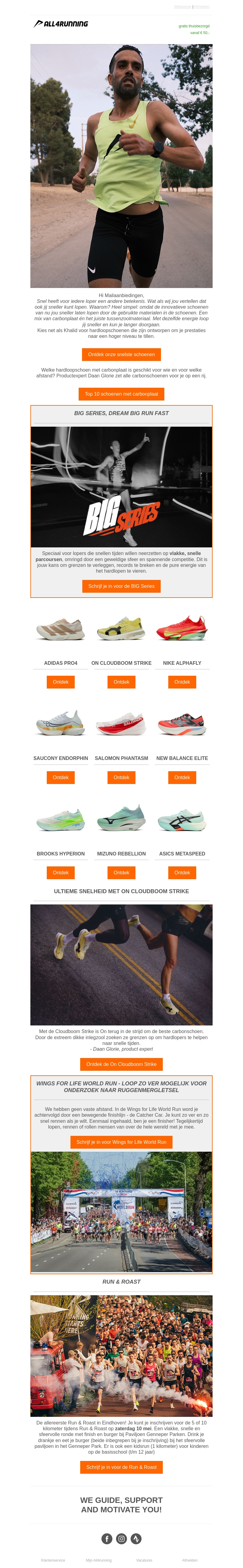 De snelste schoenen van dit moment. De snelste schoenen van dit moment.