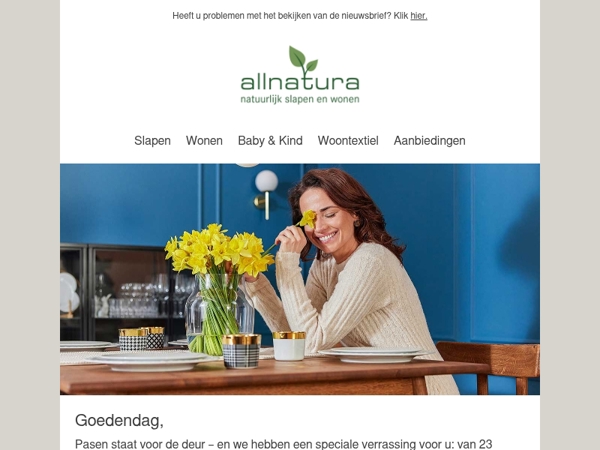 Paaseieren zoeken bij allnatura – Vind een van de 1.000 knuffeldekens!