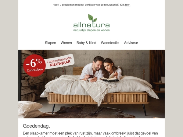 Slaapcomfort van massief hout – bespaar nu 6 %