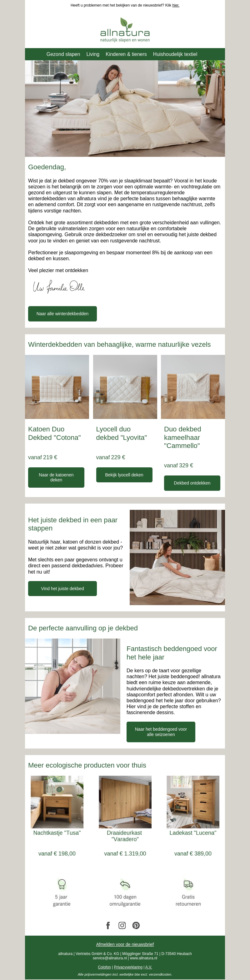 Slaapcomfort in de winter: Het juiste dekbed maakt het verschil! Slaapcomfort in de winter: Het juiste dekbed maakt het verschil!