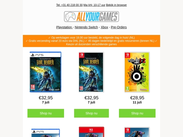 Een maand vol gaming releases!