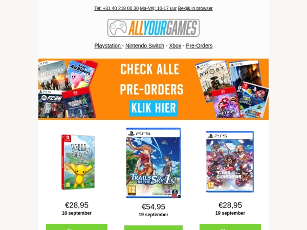 Weken vol gaming releases!