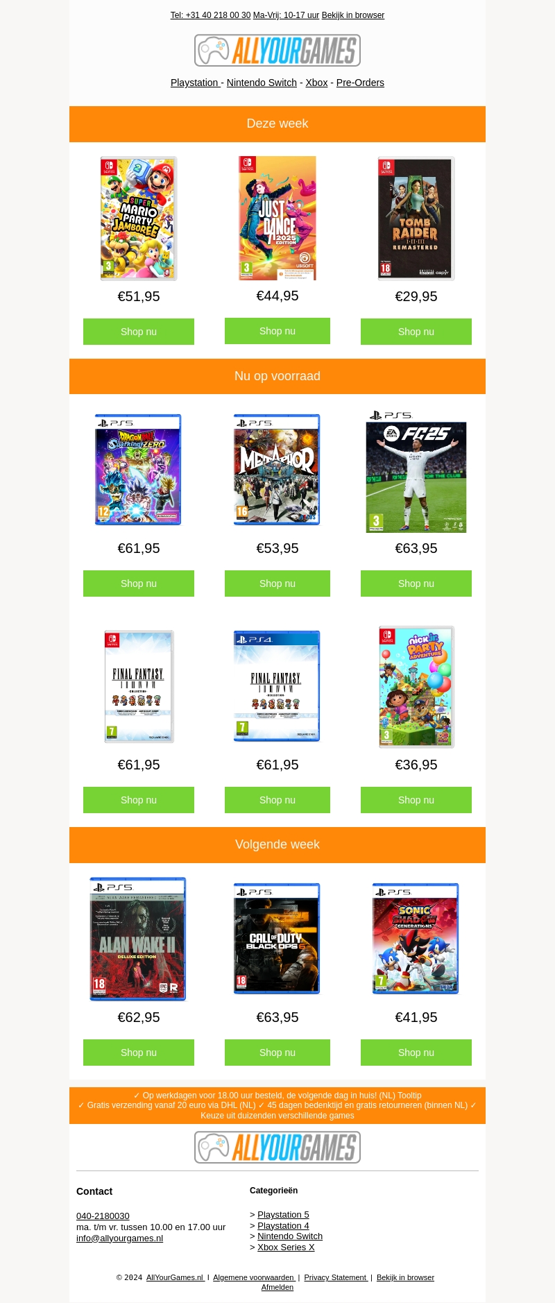 Deze week: Mario Party, Just Dance & Tomb Raider! Deze week: Mario Party, Just Dance & Tomb Raider!