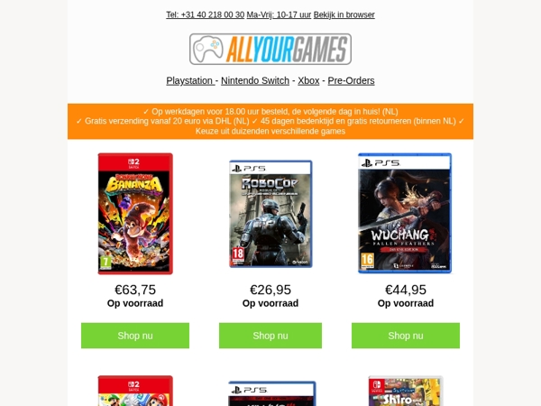 De laatste gaming aankondigingen & releases!