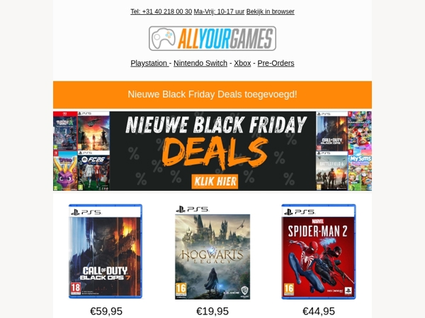 Heb jij onze Black Friday Deals al gezien? Check ze nu!