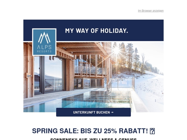 SPRING SALE: Bis zu -25% 🌷