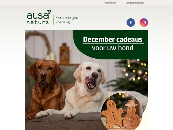 🎁Gratis verzending & decembercadeaus voor uw hond!