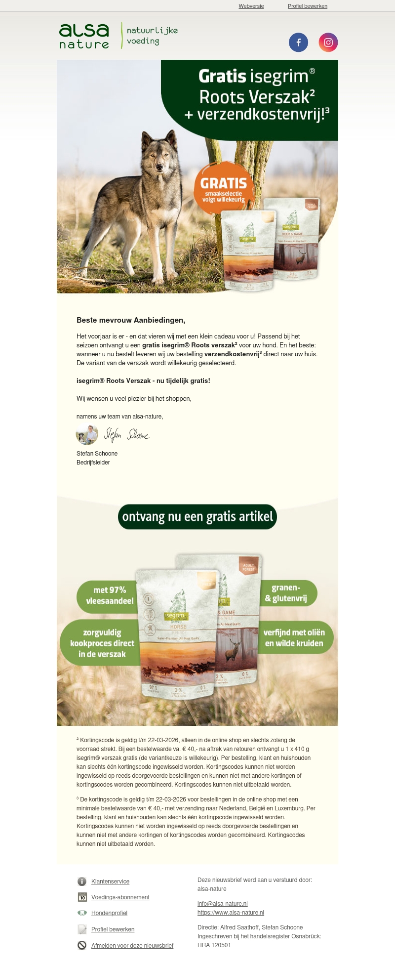Nu geen verzendkosten & gratis isegrim Verszak! Nu geen verzendkosten & gratis isegrim Verszak!