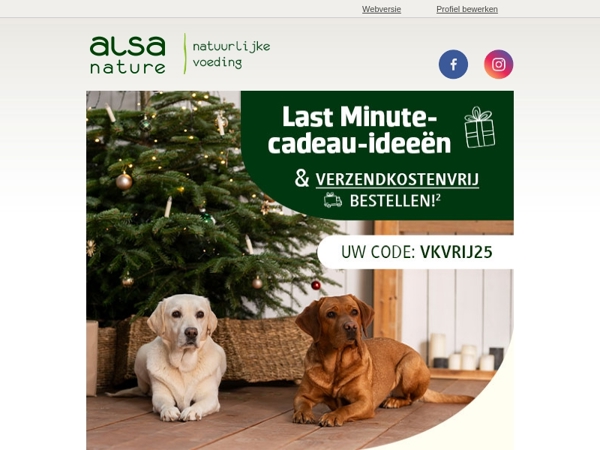 🎄Bestel nu verzendkostenvrij & kerstcadeaus voor uw hond