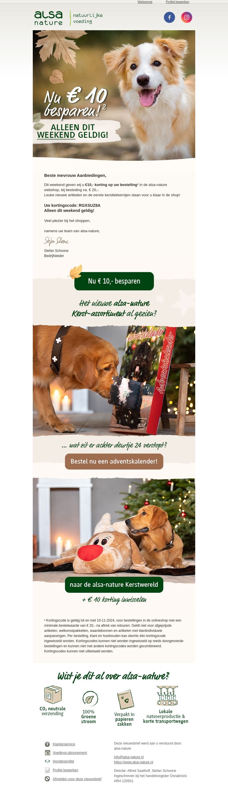 Nu € 10,- korting bij besteding va. € 20 ! 🐕 Nu € 10,- korting bij besteding va. € 20 ! 🐕
