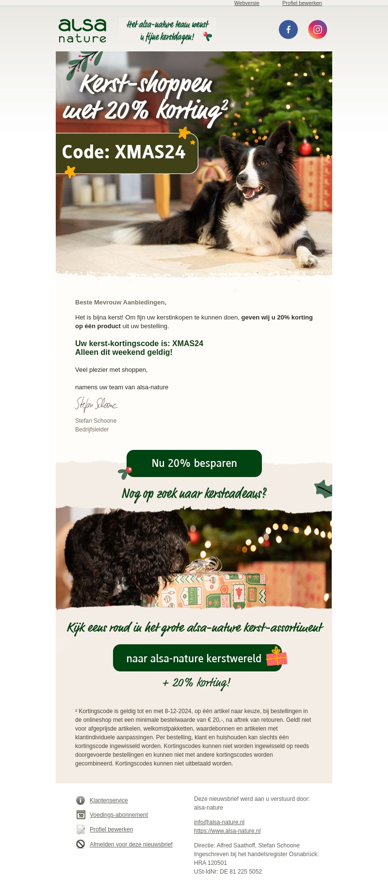 Nu 20% kerst-korting! 🎄 Nu 20% kerst-korting! 🎄