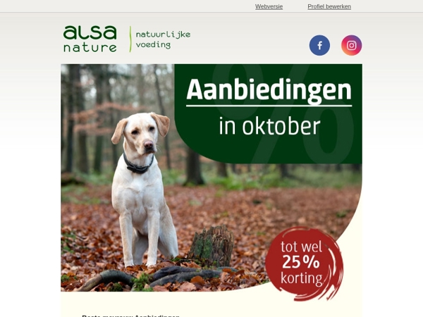 🐕 Tot 25% korting op heel veel producten!