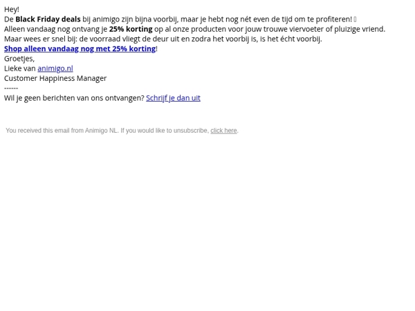 Black Friday kortingen zijn bijna voorbij 🥺