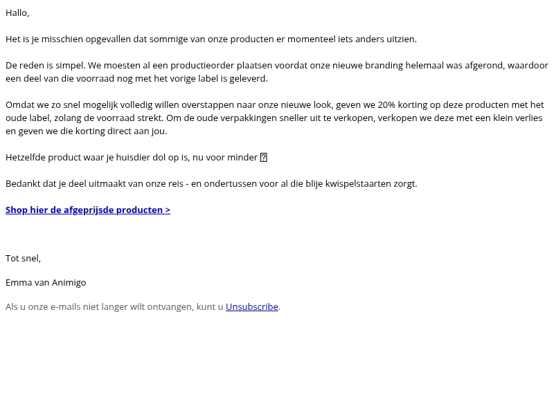 We maakten een kleine fout We maakten een kleine fout