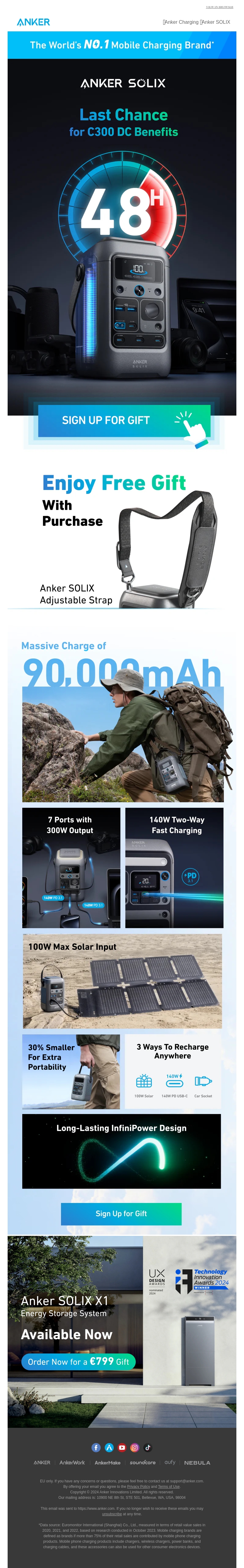 48 Hours Left π¨ Get Anker SOLIX C300 DC with Free Gift π 48 Hours Left π¨ Get Anker SOLIX C300 DC with Free Gift π