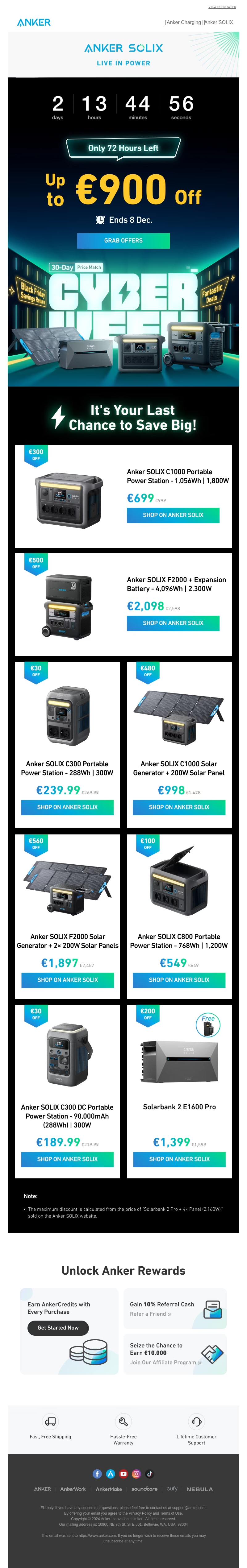 72 Hours Left ⏰ Save Up to €900 for Cyber Monday 72 Hours Left ⏰ Save Up to €900 for Cyber Monday