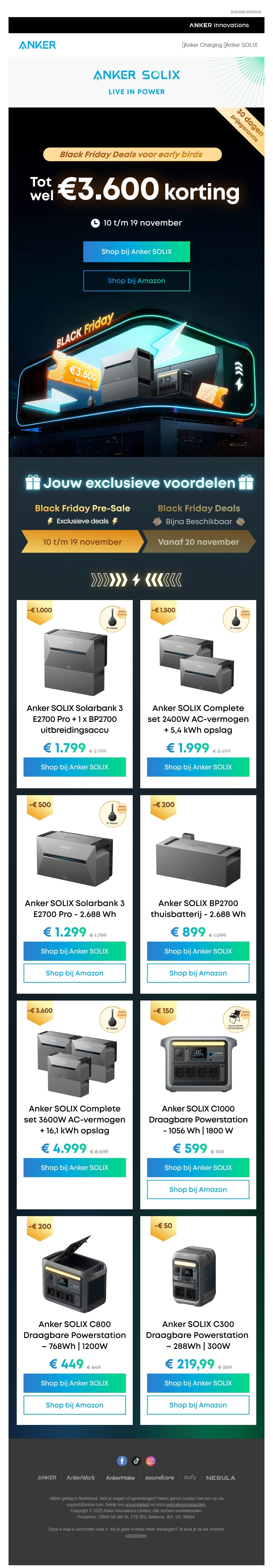 🛒 Nu €3.600 korting | Black Friday is begonnen! 🛒 Nu €3.600 korting | Black Friday is begonnen!