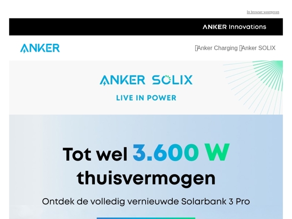 🔍 Nu verkrijgbaar | Tot 3.600 W AC-vermogen voor thuis