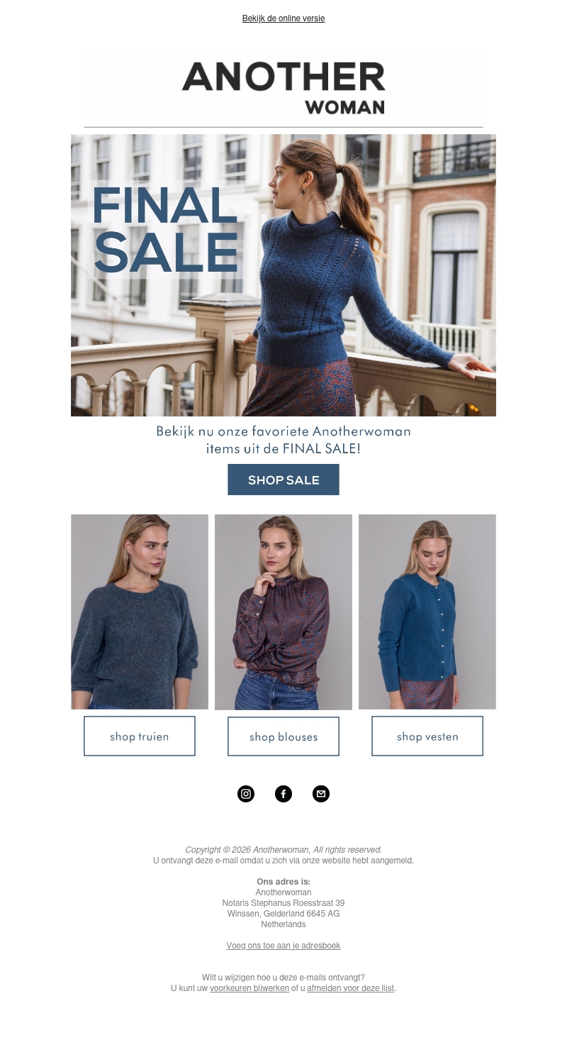 Onze favorieten uit de FINAL SALE! Onze favorieten uit de FINAL SALE!