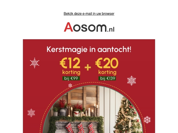 🎅 De Kerstman geeft korting! Maar niet lang meer...