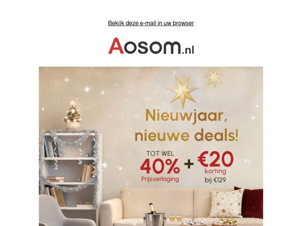 🥂 Vier het nieuwe jaar met geweldige deals!