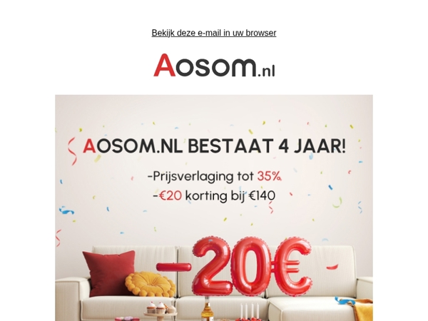 🎉 4 JAAR AOSOM! 🎉