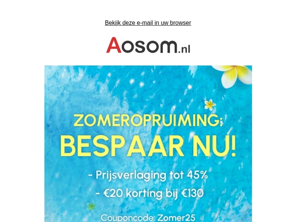 Zomeropruiming: Bespaar Nu!